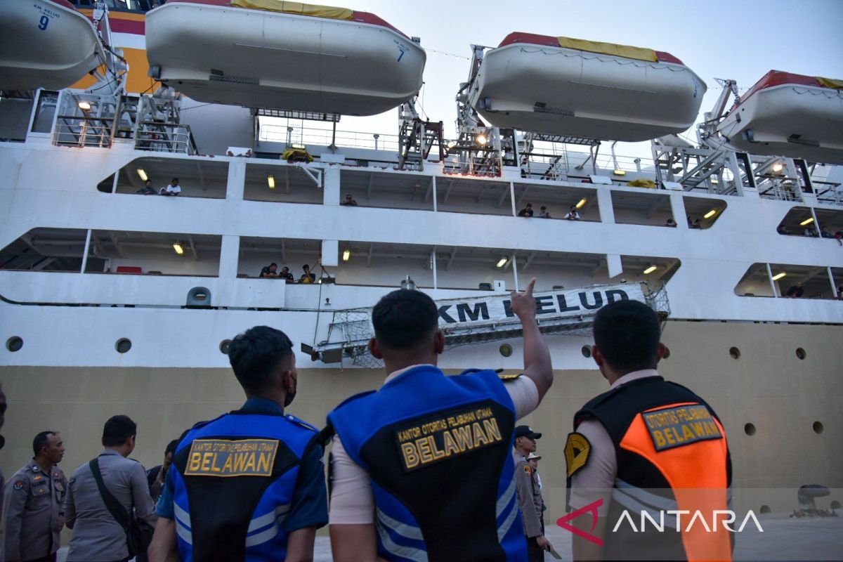 Pelni Medan: KM Kelud muncul dengan penampilan baru setelah "docking"