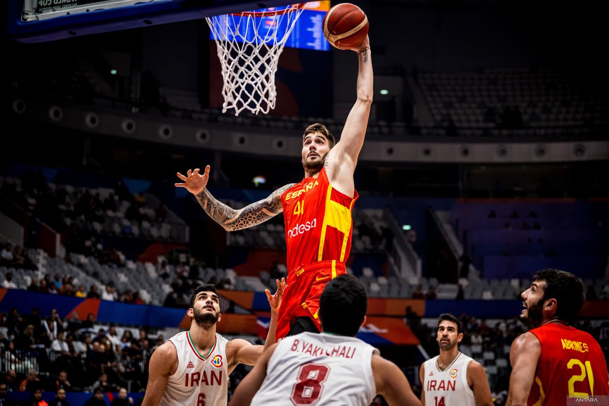 Spanyol tatap dua laga berat di babak dua grup Piala Dunia FIBA