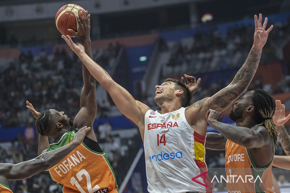 Brasil temani Spanyol lolos ke babak selanjutnya di Piala Dunia FIBA 2023