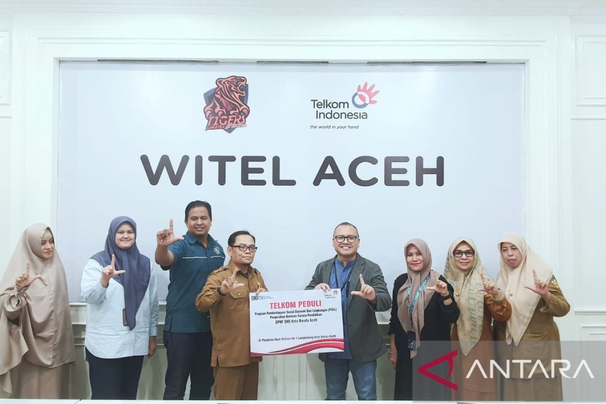 Telkom bantu sarana pendidikan digital untuk SPNF SKB Banda Aceh