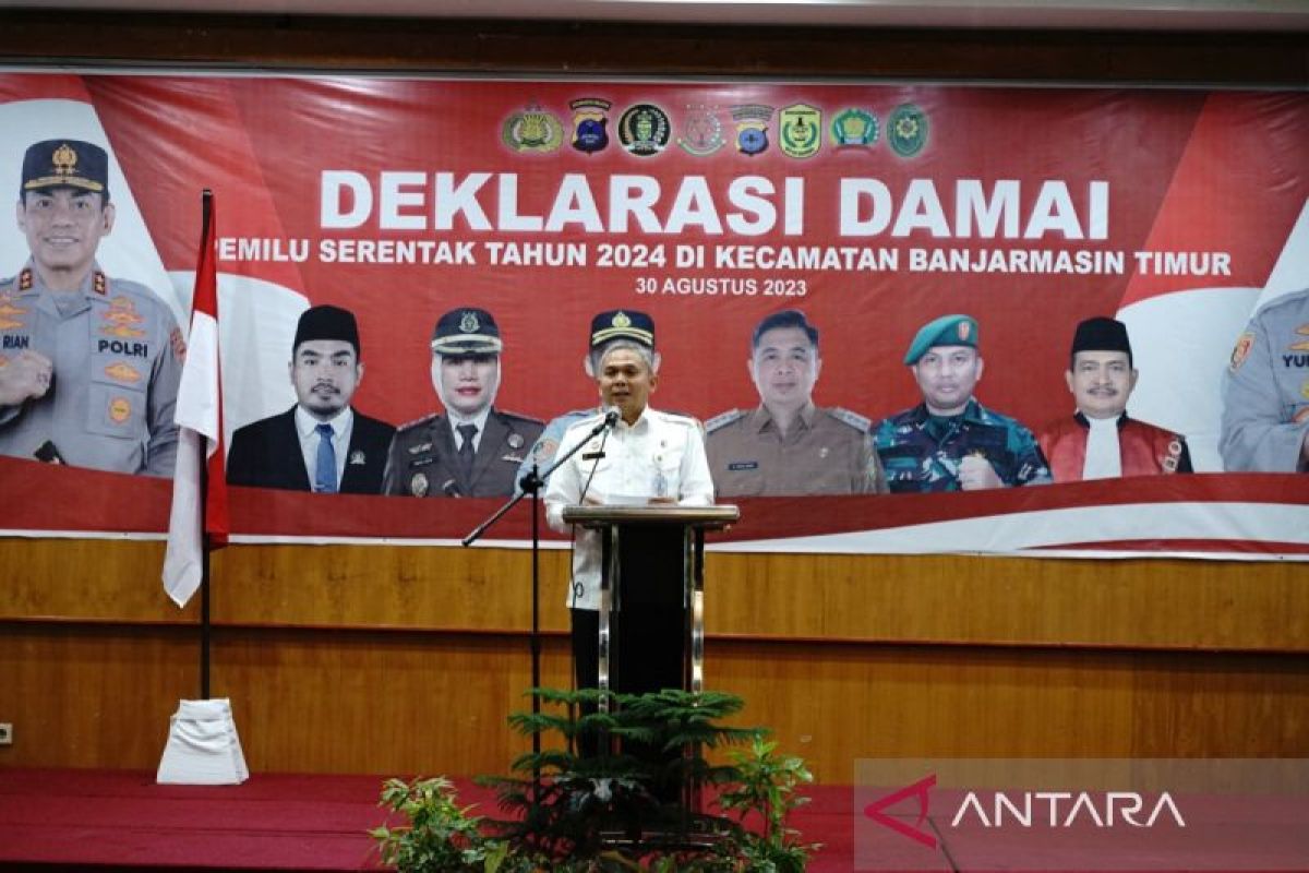 Pemkot Banjarmasin deklarasi Pemilu Damai 2024