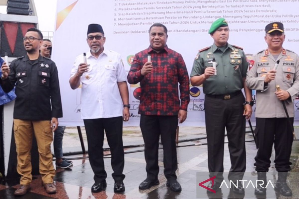 Gubernur : Jaga perdamaian dan stabilitas Maluku jelang pemilu