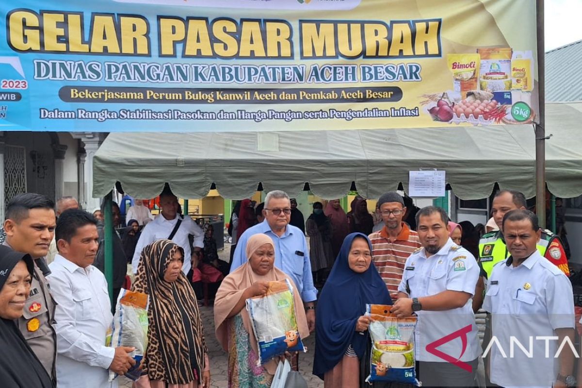 Pj Bupati Aceh Besar: Pasar murah di 30 titik bisa tekan inflasi