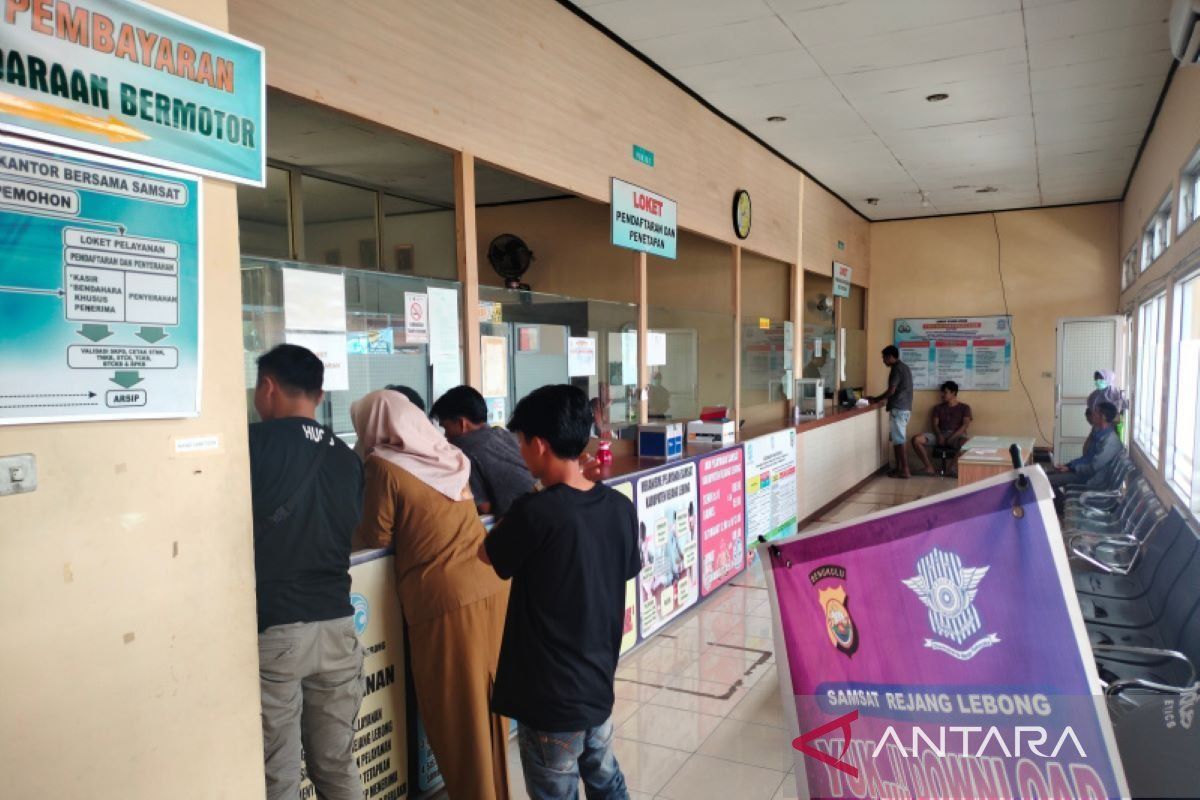 Sebanyak 6.500 kendaraan di Rejang Lebong ikuti pemutihan pajak