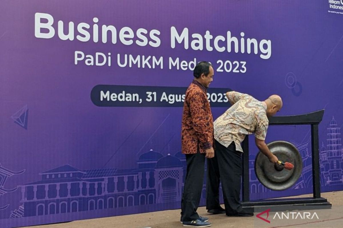 Temu bisnis PaDi UMKM di Medan  catat transaksi Rp55 miliar