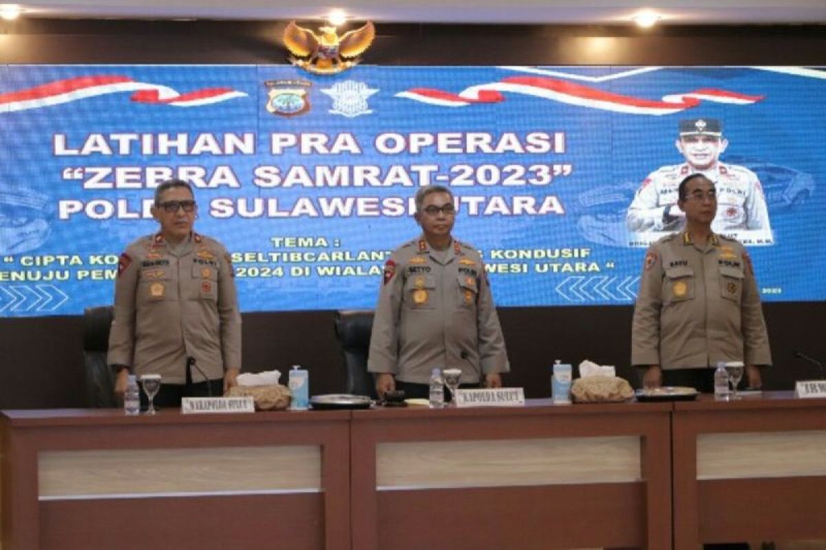Kapolda Sulut ingatkan personel terlibat "Operasi Zebra Samrat" profesional