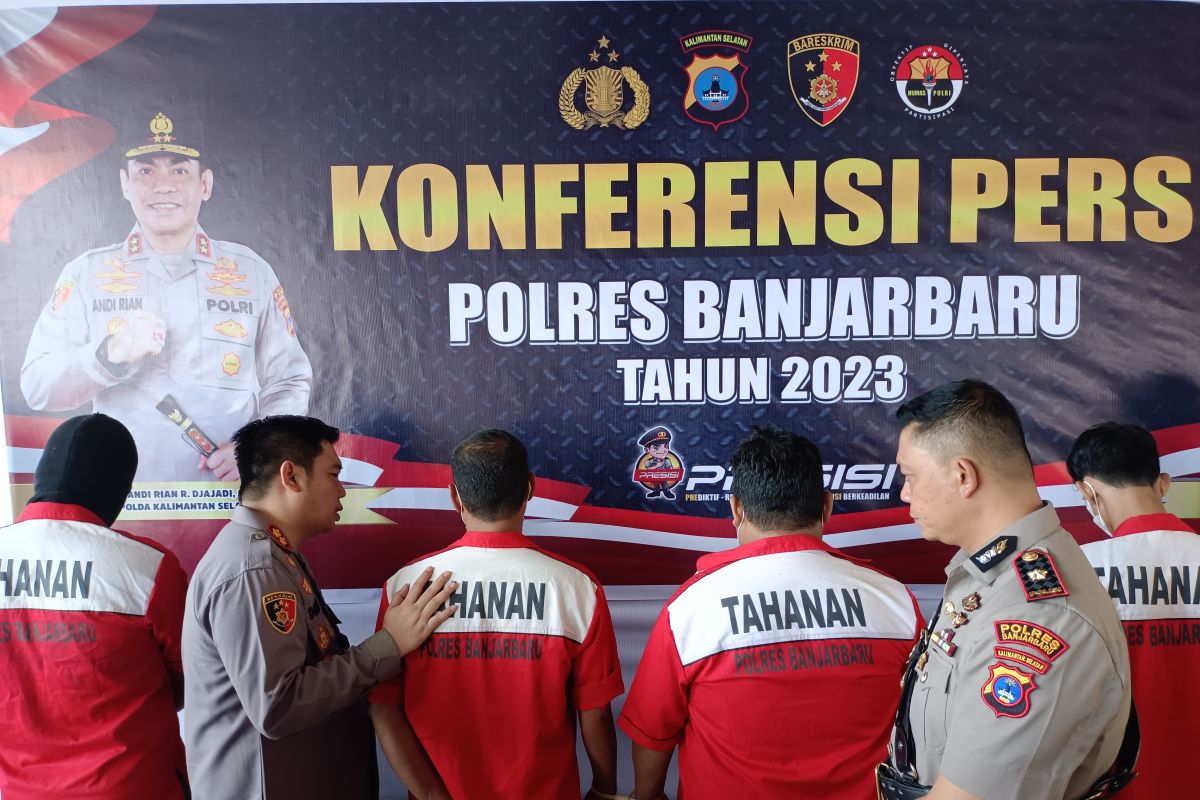 Kriminal Kalsel kemarin, Polres Banjarbaru sita 3,71 kilogram sabu-sabu hingga penangkapan perempuan penggadai mobil