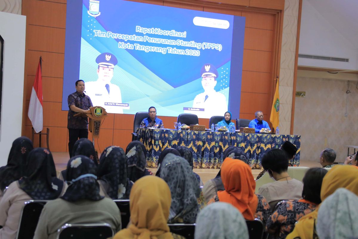 Wali Kota Tangerang ajak TPPS antisipasi stunting sejak pra nikah