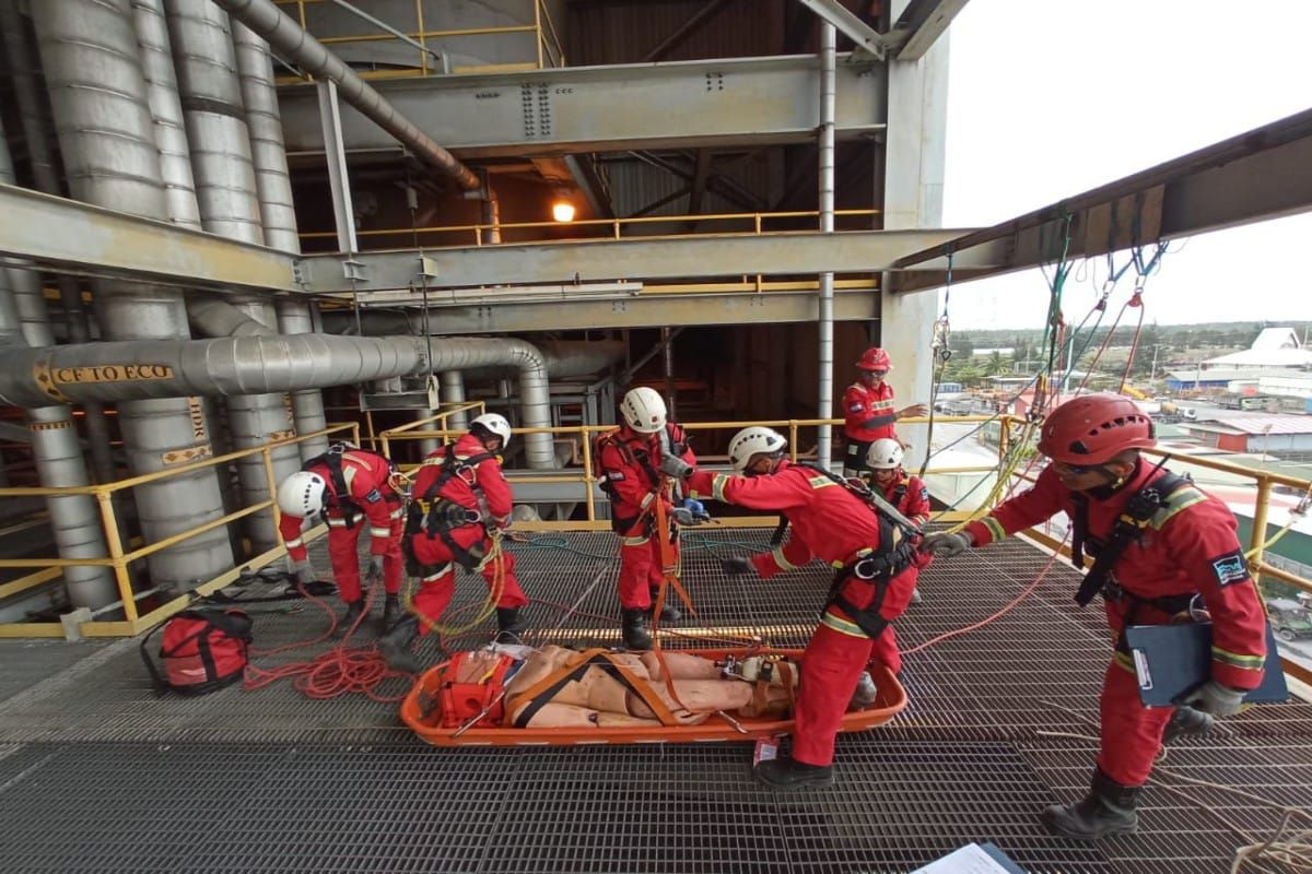 Tim rescue PT Freeport Indonesia ikut IFRC 2023 di Kalimantan Selatan