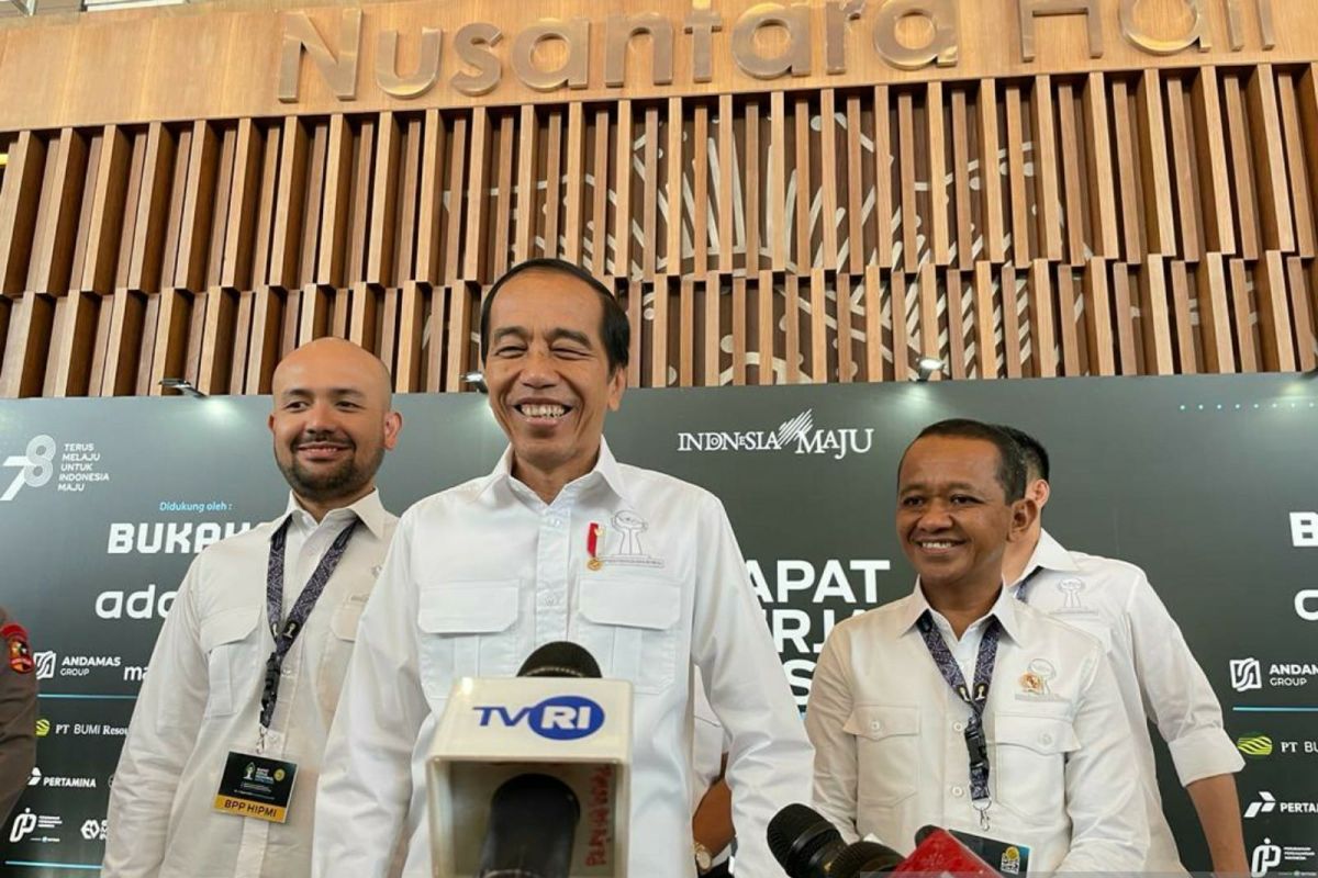 Jokowi sebut tak ada paten soal koalisi Indonesia Maju Prabowo