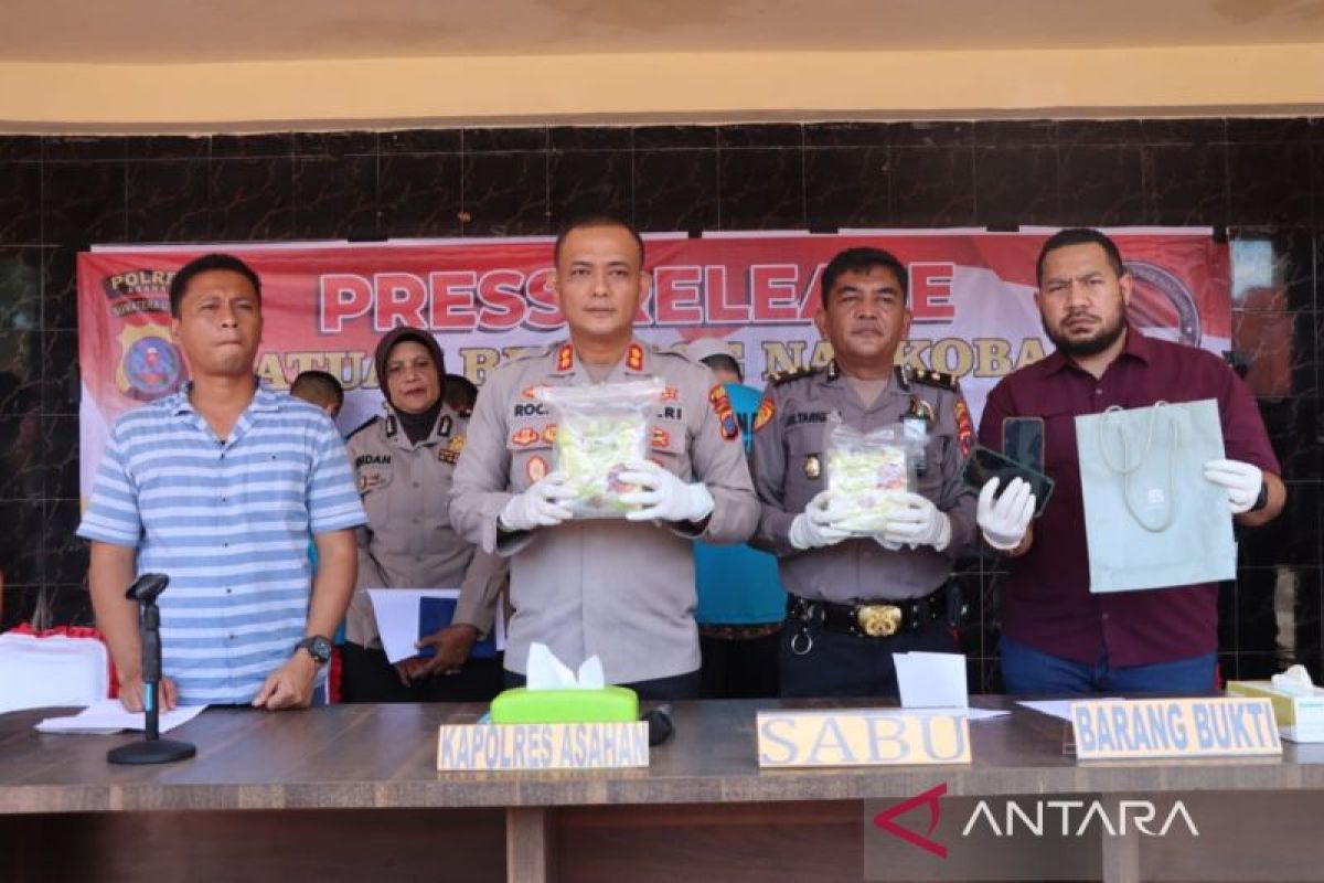 Polres Asahan tangkap pengedar narkoba jaringan internasional