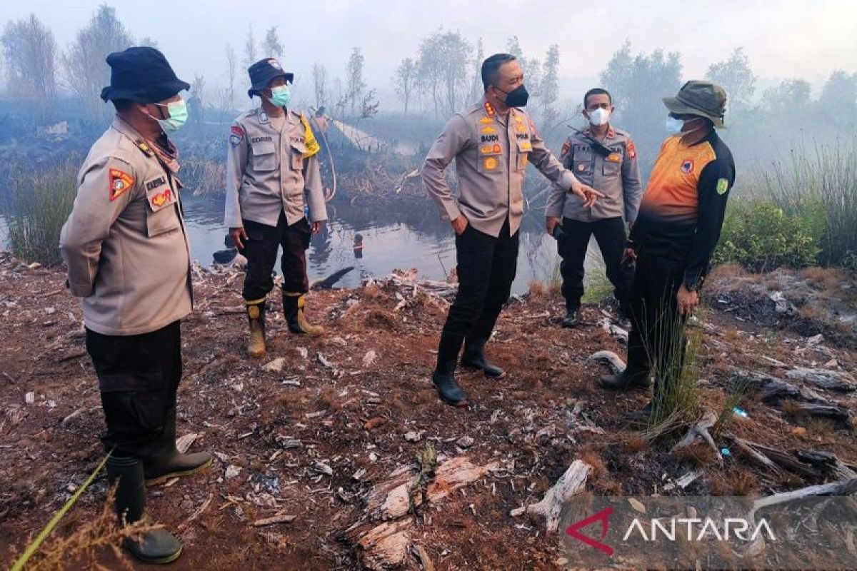 Polres: Belum ada tersangka kasus karhutla di Palangka Raya