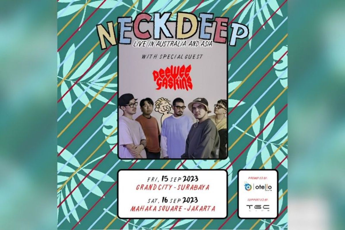 Pee Wee Gaskins dan Summerlane meriahkan konser Neck Deep di Surabaya