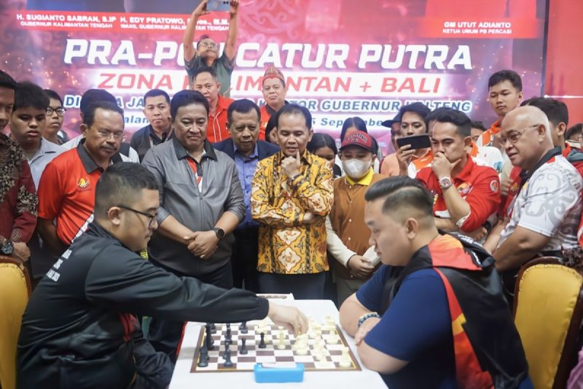 Pra PON catur putra zona Kalimantan-Bali dimulai, didukung penyelenggaraan turnamen terbuka