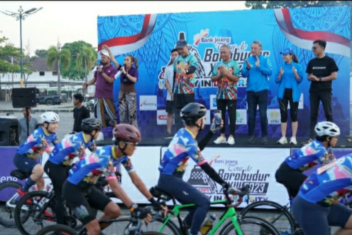 Bank Jateng Tour de Borobudur perkenalkan potensi Jateng lewat "sport tourism"