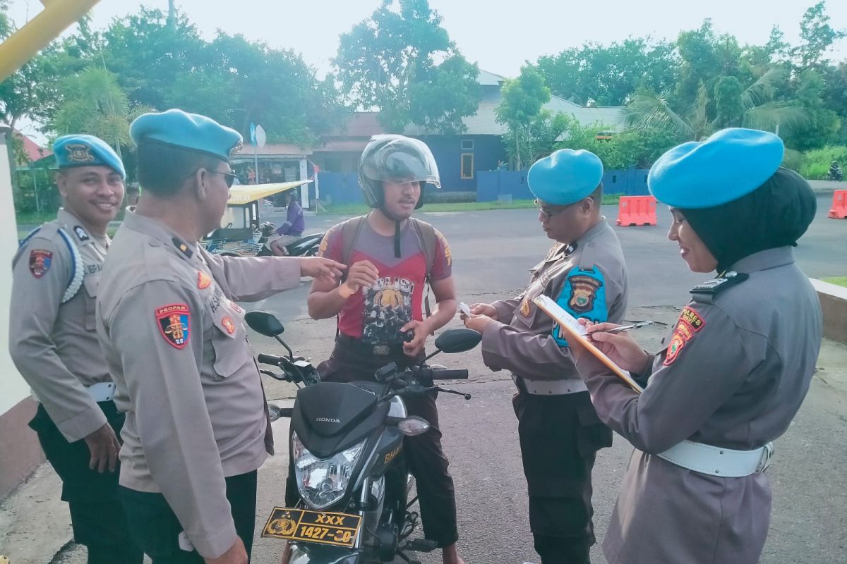Propam Polres Halmahera Utara tegakan kedisiplinan bagi personel