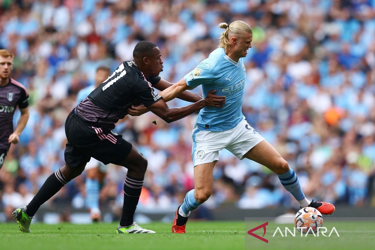 Manchester City cukur Fulham 5-1, Hattrick cetak Haaland