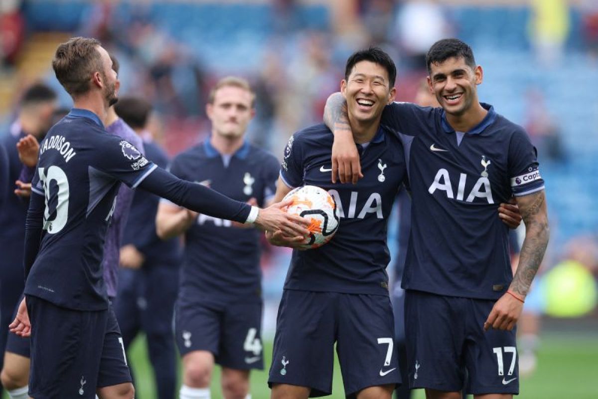 Son Heung-min hattrick, Tottenham Hotspur pesta gol 5-2 di kandang Burnley
