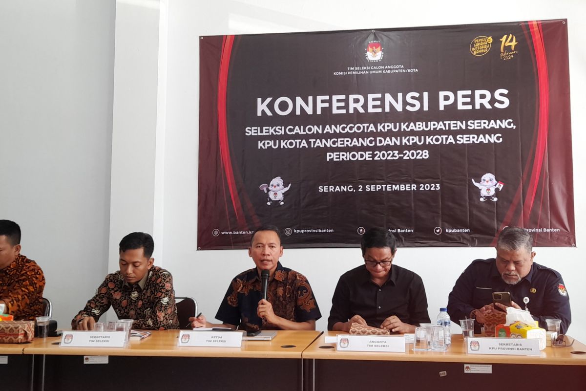 Tim seleksi buka pendaftaran calon anggota KPU tiga daerah di Banten
