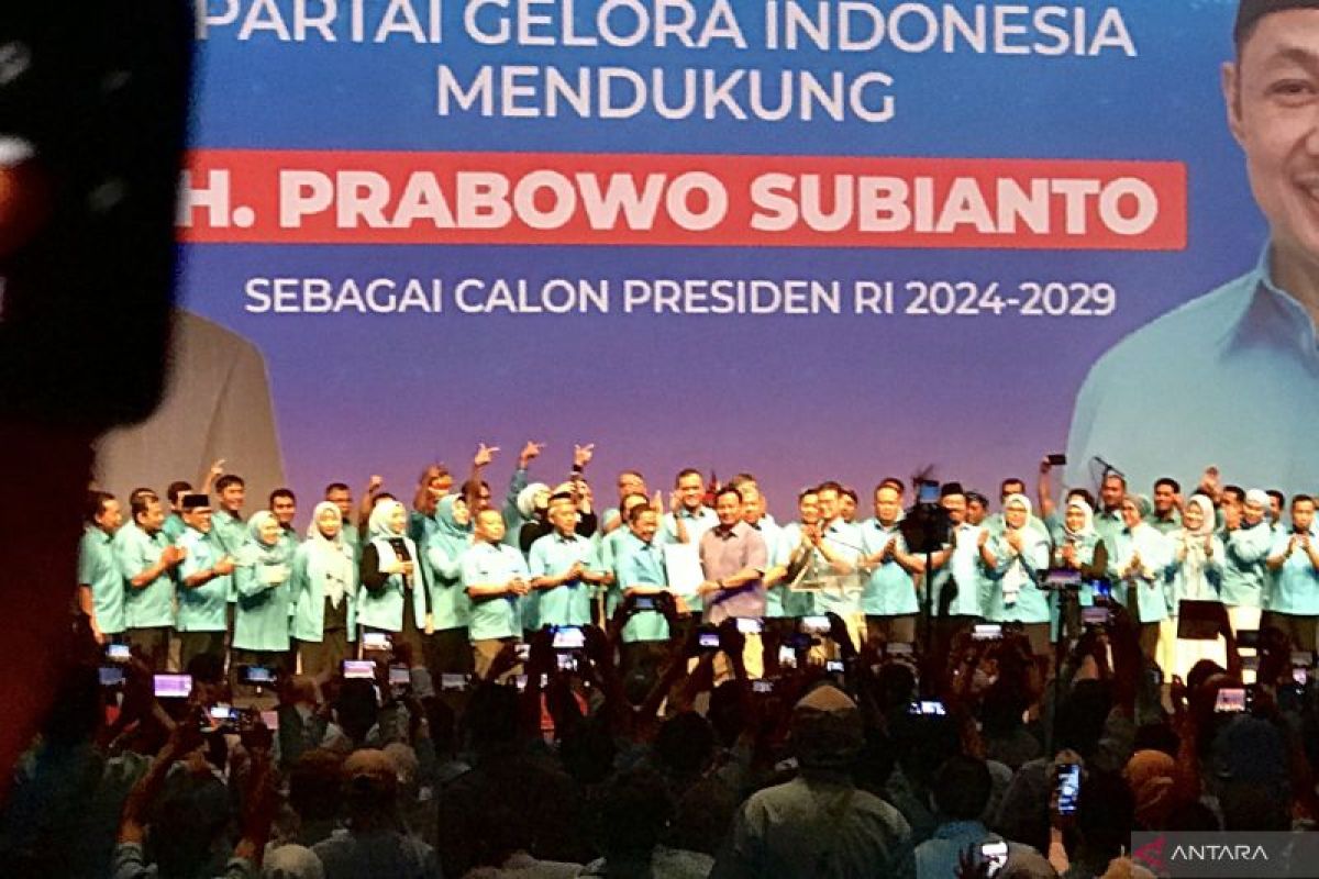 Partai Gelora resmi dukung Prabowo Subianto maju Pilpres 2024