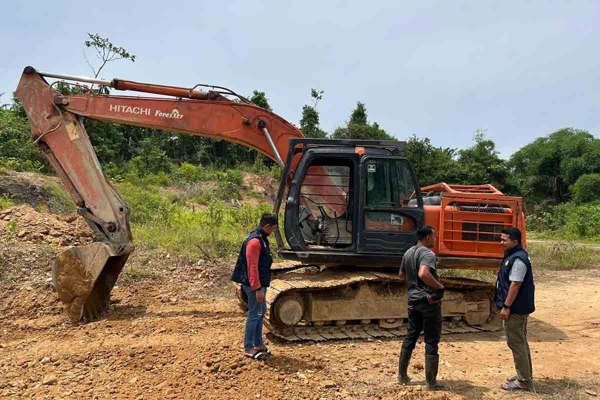 Polisi hentikan aktivitas tambang ilegal di Aceh Timur