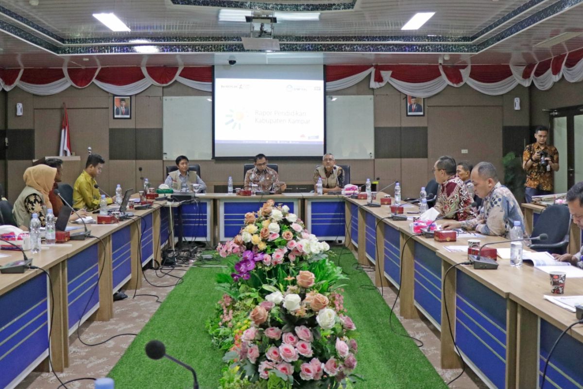 TF bersama BPMP Riau sosialisasikan Rapor Pendidikan di Kampar