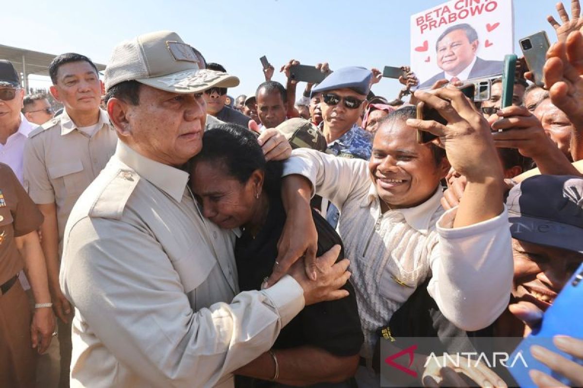 Prabowo hadiri deklarasi dukungan masyarakat perbatasan di NTT