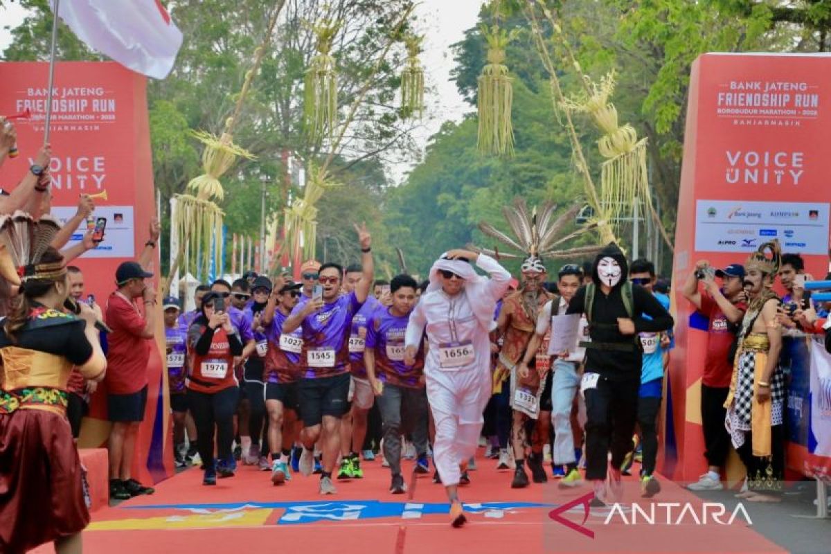 Borobudur Marathon 2023 sambangi 1.000 pelari di Banjarmasin