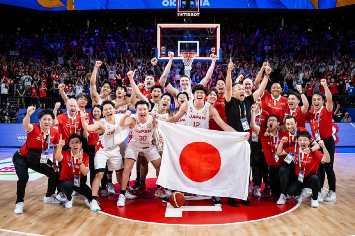 Timnas basket Jepang dapat tiket ke Olimpiade Paris 2024