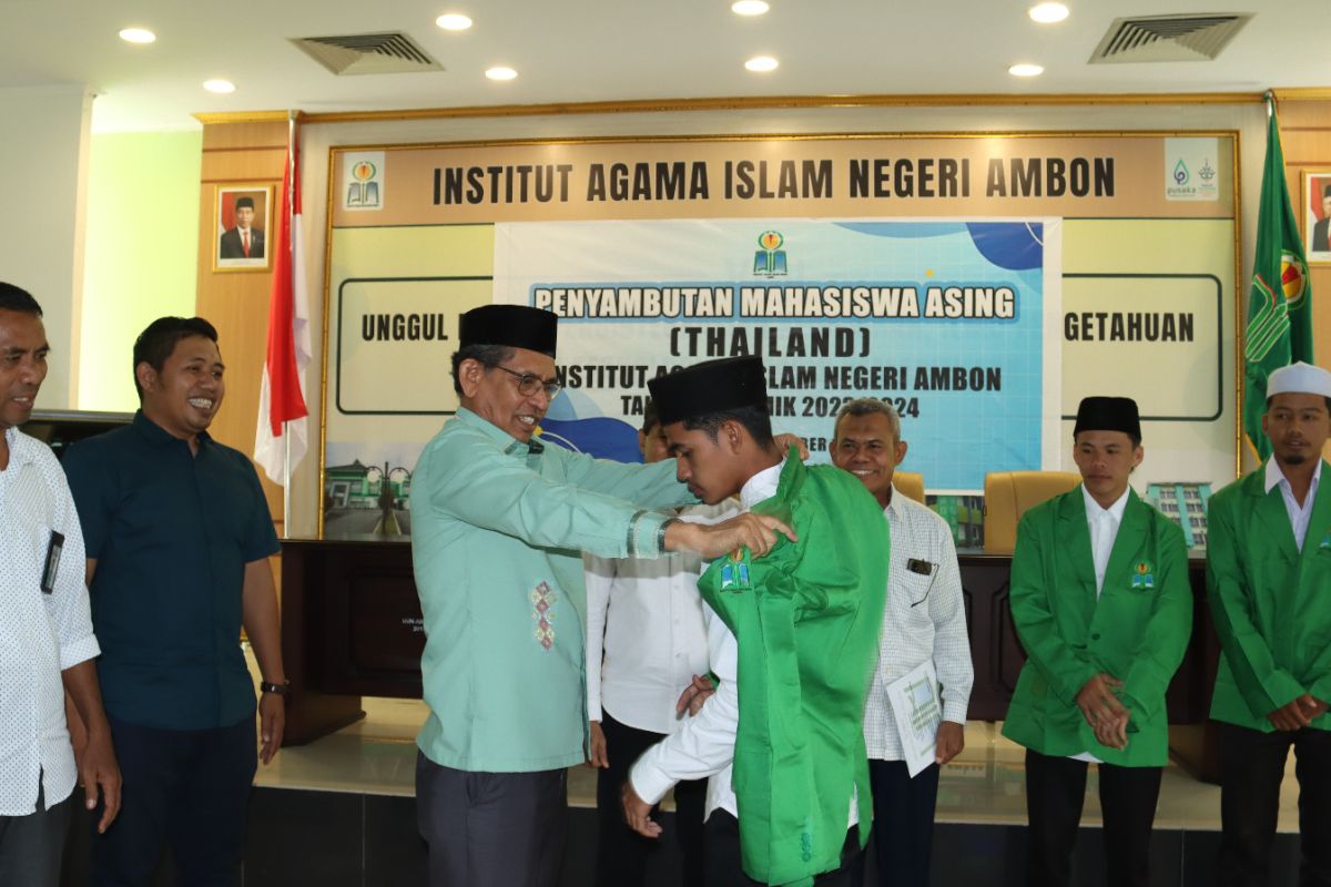 IAIN Ambon resmi terima tiga mahasiswa baru asal Thailand kuliah tiga Prodi