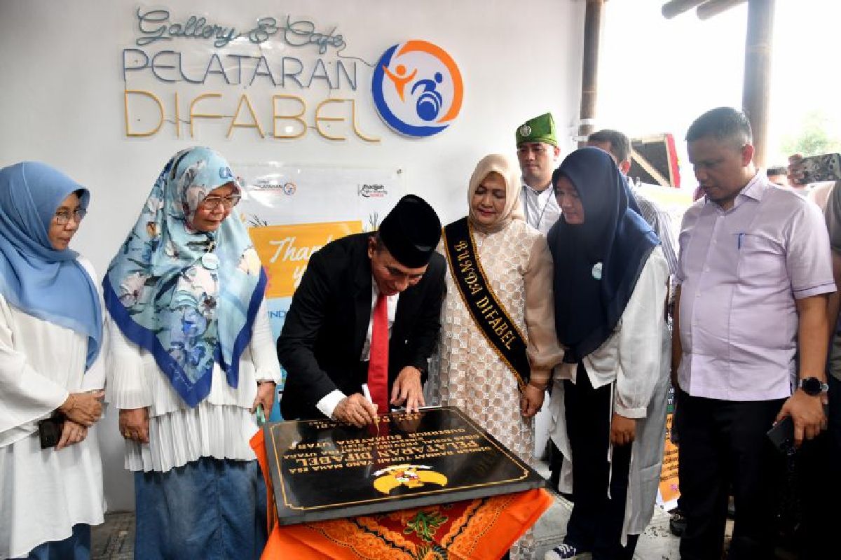 Gubernur Sumut: Gallery Cafe Pelataran Difabel kontribusi untuk bangsa