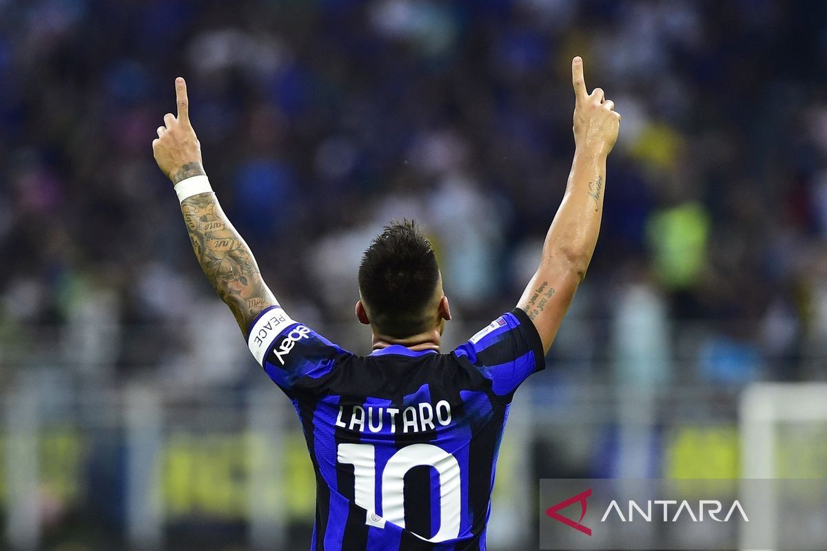 Lautaro Martinez senang cetak empat gol lawan Salernitana