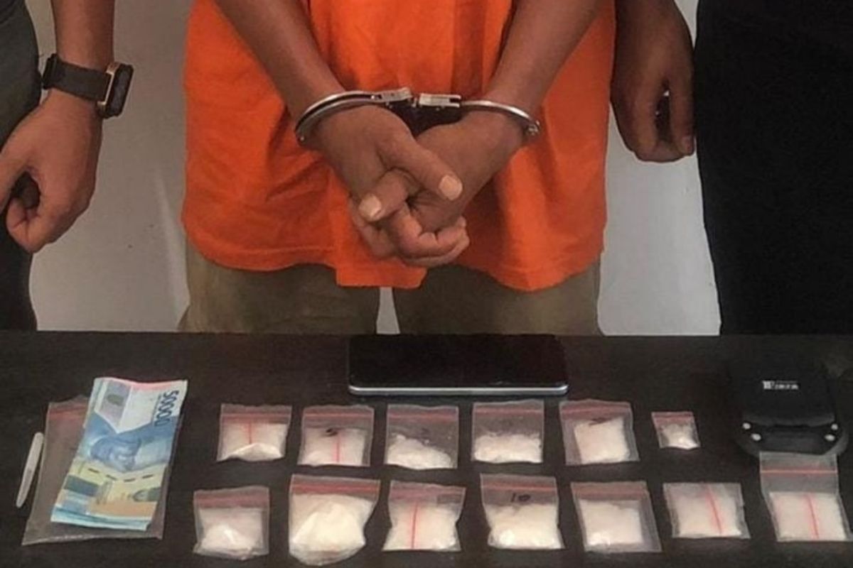 Polres Simalungun ringkus bandar narkoba, barang bukti 96,91 gram sabu
