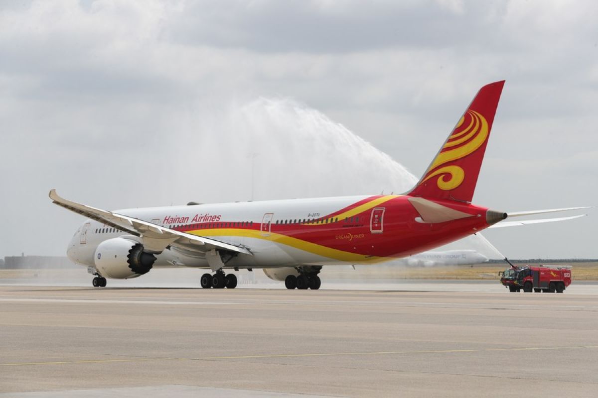 Hainan Airlines China catat lonjakan volume penumpang semester I 2023