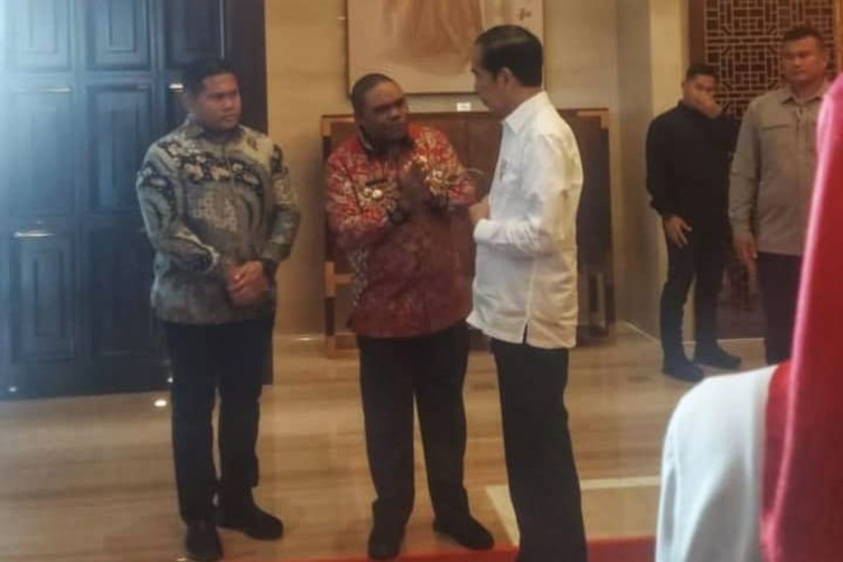 Hermus Indou sampaikan aspirasi masyarakat Manokwari kepada Presiden Jokowi