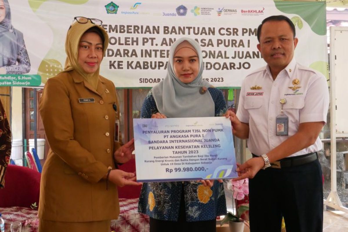 AP I Juanda bantu penanganan stunting di Sidoarjo