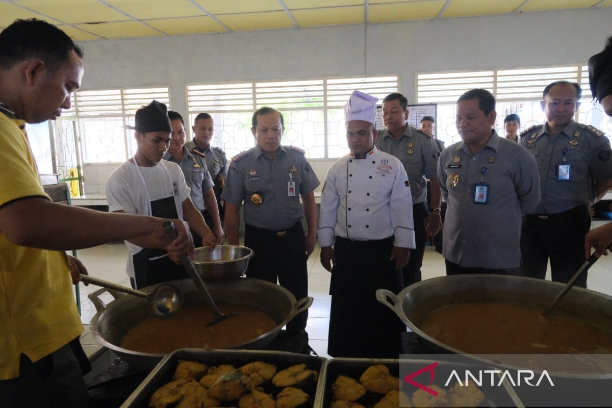 Kemenkumham Babel latih 150 WBP masak 