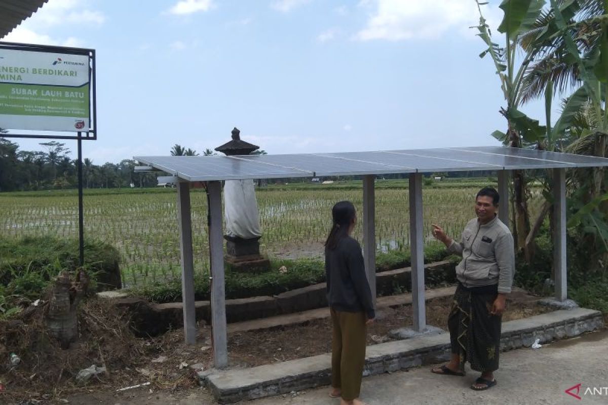 Energi surya yang beri denyut Desa Keliki, Tegalalang