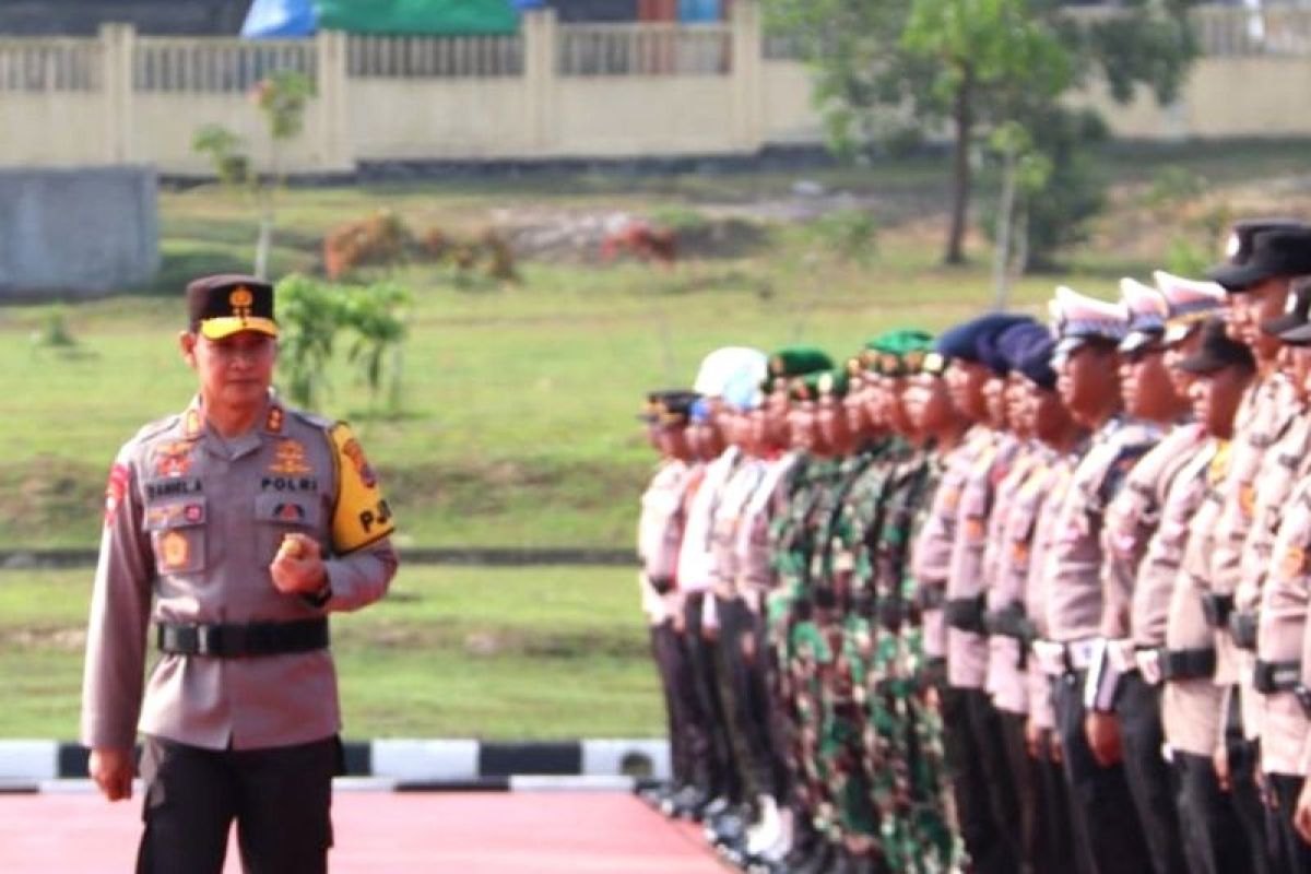 Polda Kaltara laksanakan Apel Gelar Pasukan Operasi Zebra Kayan 2023