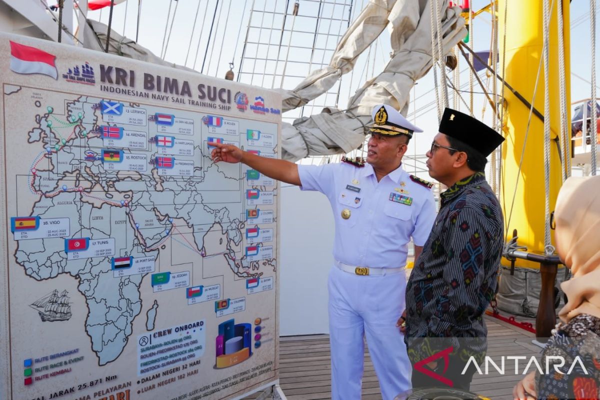 KRI Bima Suci jadi ajang promosi budaya Nusantara di Tunisia