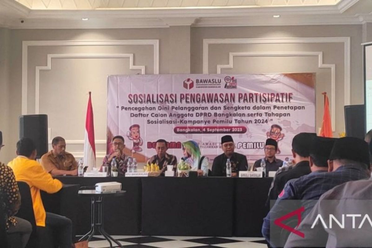Cegah pelanggaran Pemilu, Bawaslu Bangkalan sosialisasi pengawasan partisipatif