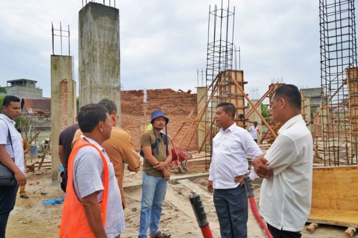 Bupati Simalungun tinjau pembangunan di Kecamatan Bandar