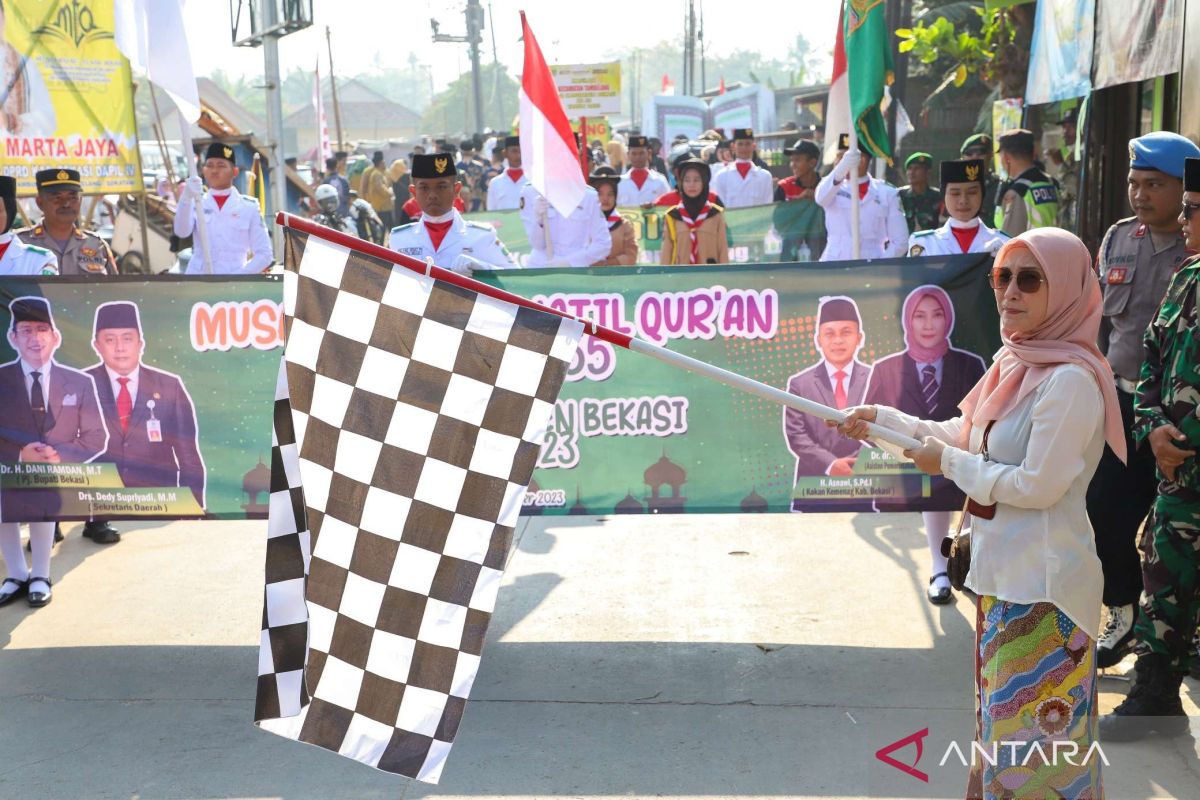 3.000 peserta meriahkan pawai pembuka kegiatan MTQ Kabupaten Bekasi