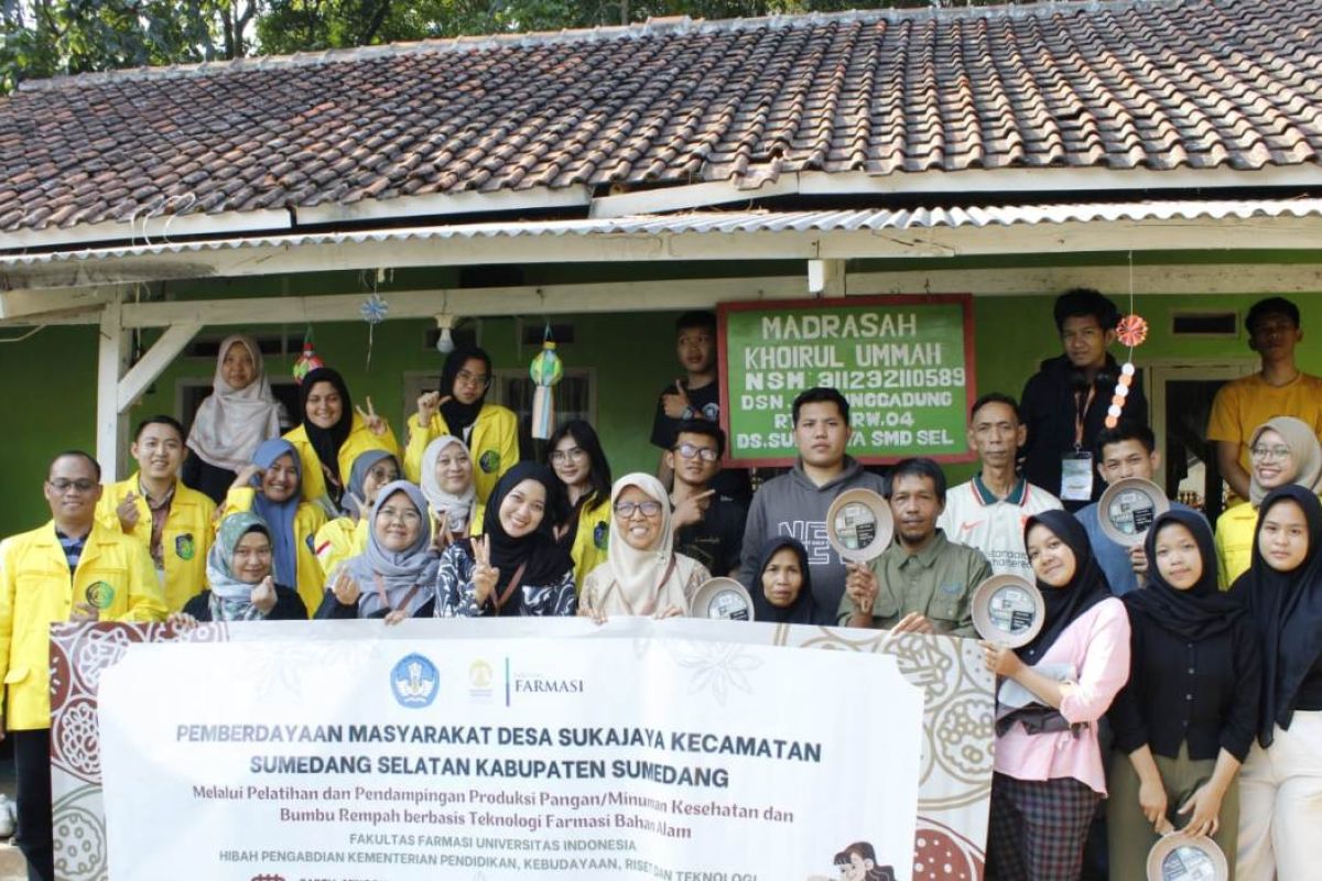 UI edukasi warga Desa Sukajaya Sumedang hasilkan produk rempah bernilai tinggi