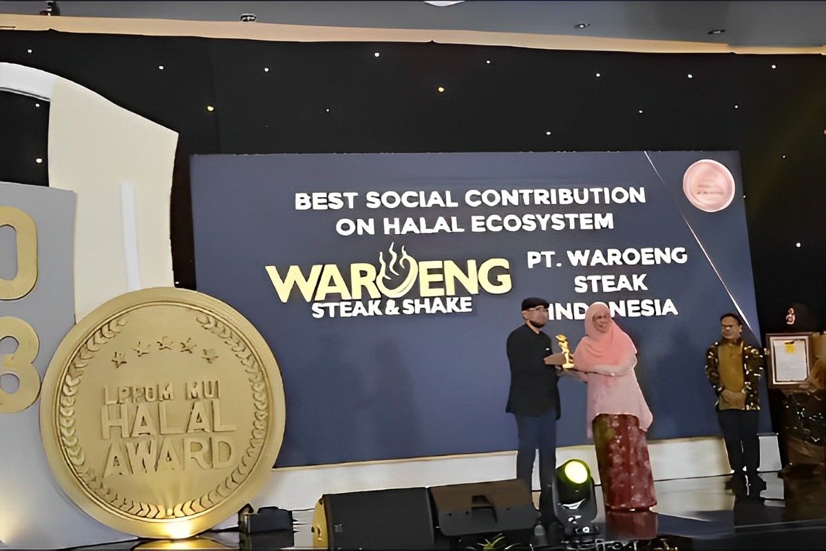 Waroeng Steak & Shake mendapat penghargaan ekosistem halal di Indonesia