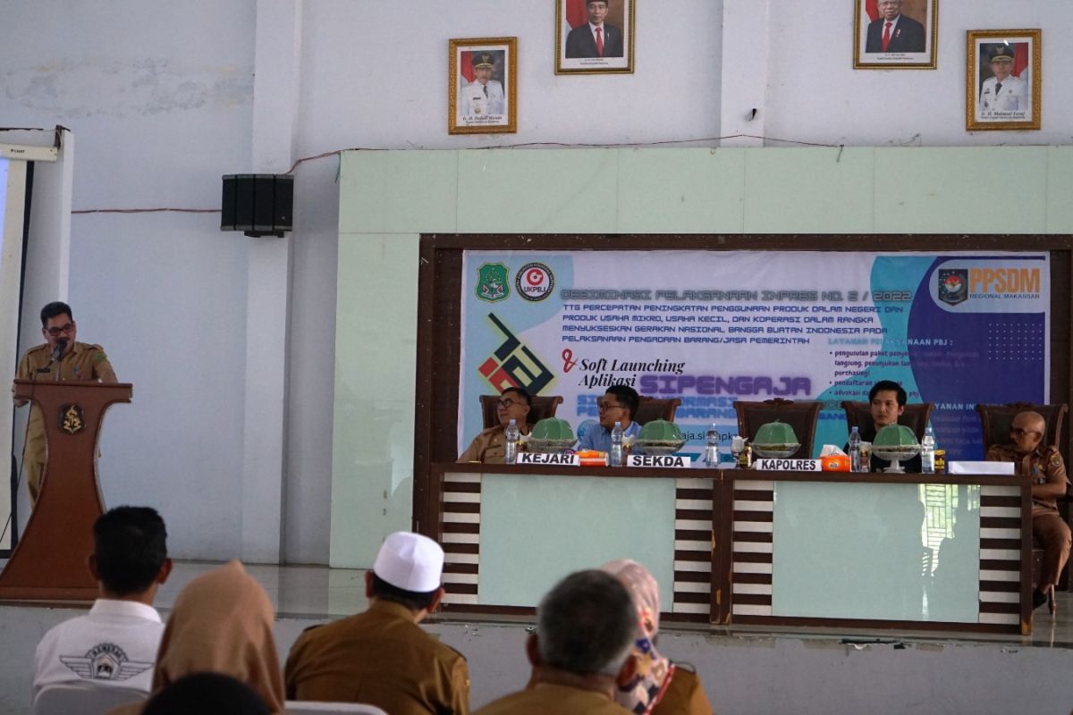 Pemkab Sidrap meluncurkan aplikasi pengadaan barang dan jasa