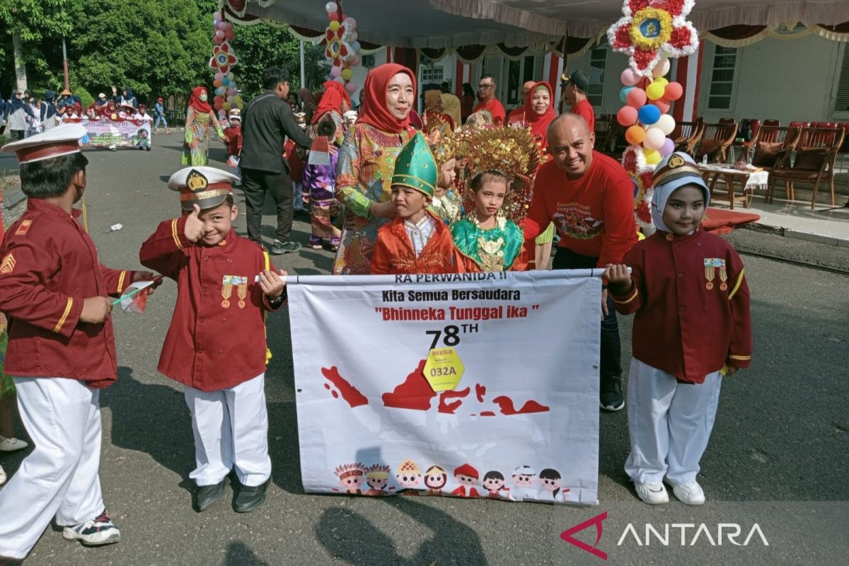 Ribuan anak PAUD se-Kota Pangkalpinang ikuti karnaval HUT RI