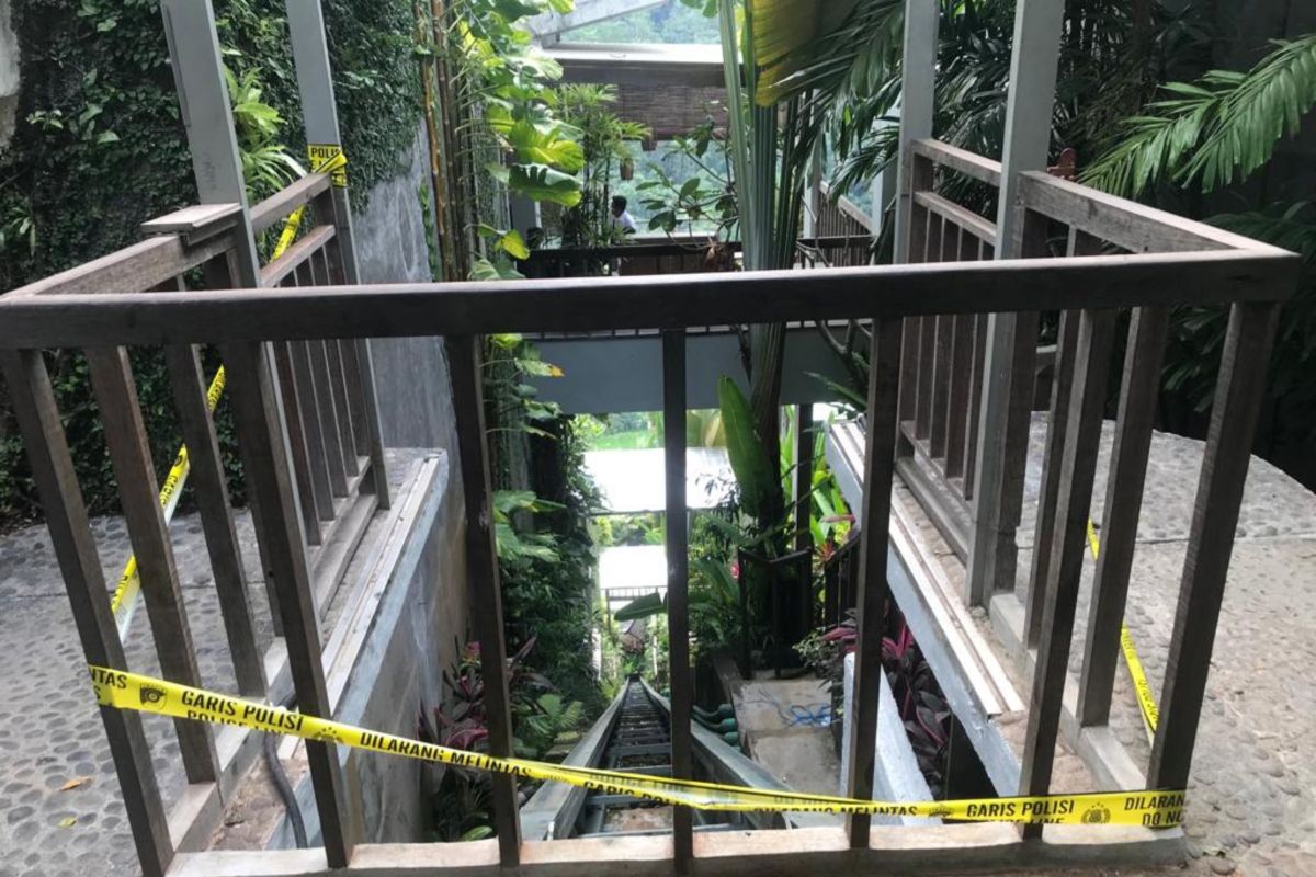 Polisi sebut lift Ayu Terra Resor Ubud diduga tak miliki sistem pengaman
