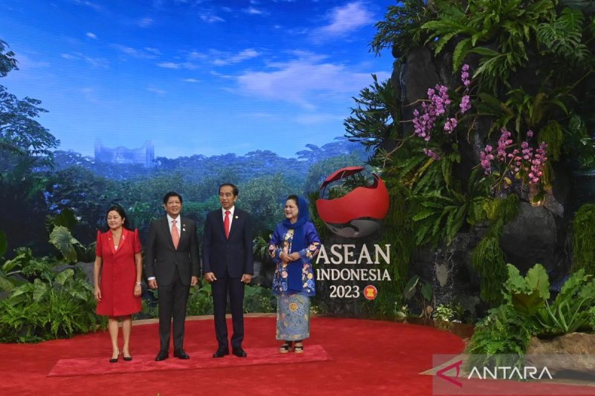 Nuansa hutan hujan tropis sambut kedatangan pemimpin negara ASEAN