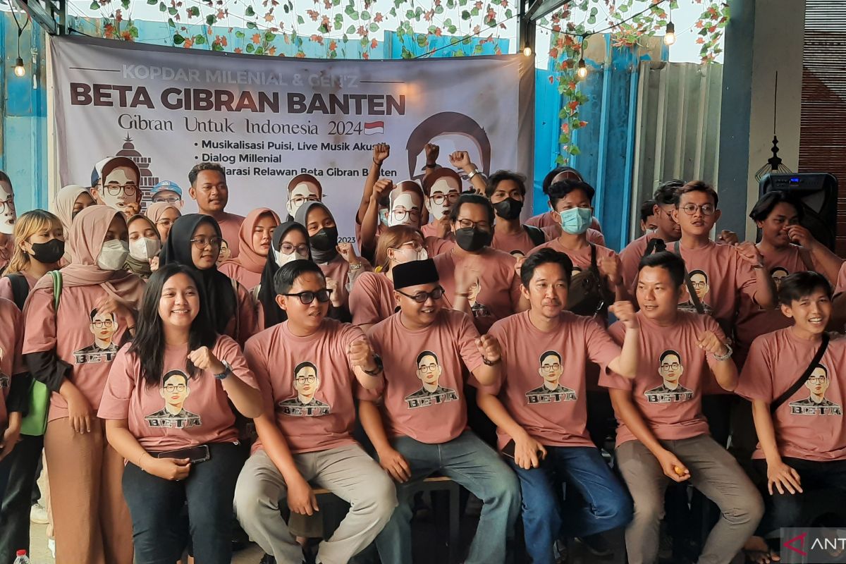 Milenial Banten deklarasi dukung Gibran jadi Cawapres 2024